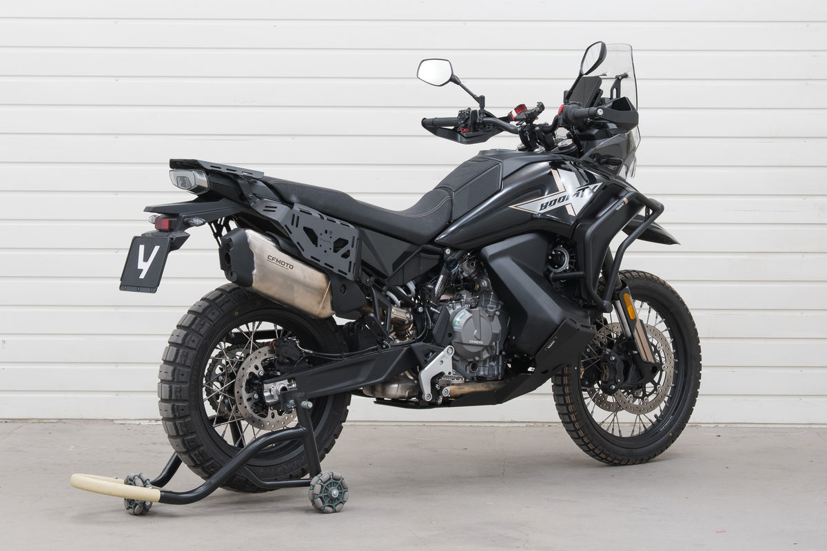 CFMOTO 800MT-X Pannier Rack – Yakk EXP