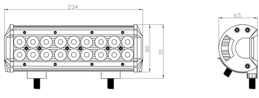 54W LED Light Bar Combo Beam – Kinwons