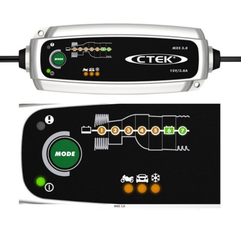 CTEK MXS 3.8 Battery Charger 12V 3.8A