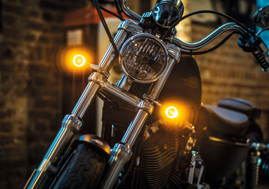 Kellermann Bullet 1000 PL LED Indicator – Chrome/Clear